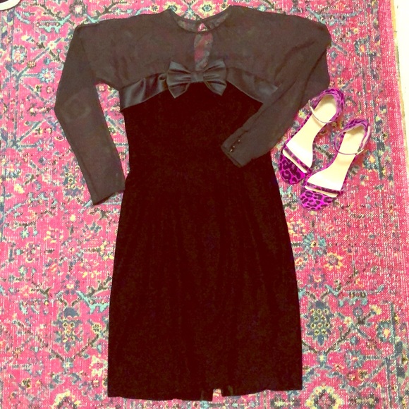 Vintage 80s Karen Lucas for Niki Dress size 4 - Picture 2 of 14